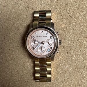 Michael Kors Rose Gold Chronograph Watch